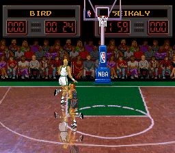 NBA All-Star Challenge (USA) In game screenshot
